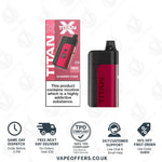 Load image into Gallery viewer, Titan X 10K Puffs Prefilled Pod Kit Cherry Fizz
