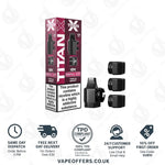 Load image into Gallery viewer, Titan X 10K Puffs Prefilled Pod Triple Berry
