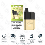 Titan Pro 15K Lemon Lime Prefilled Pod Kit