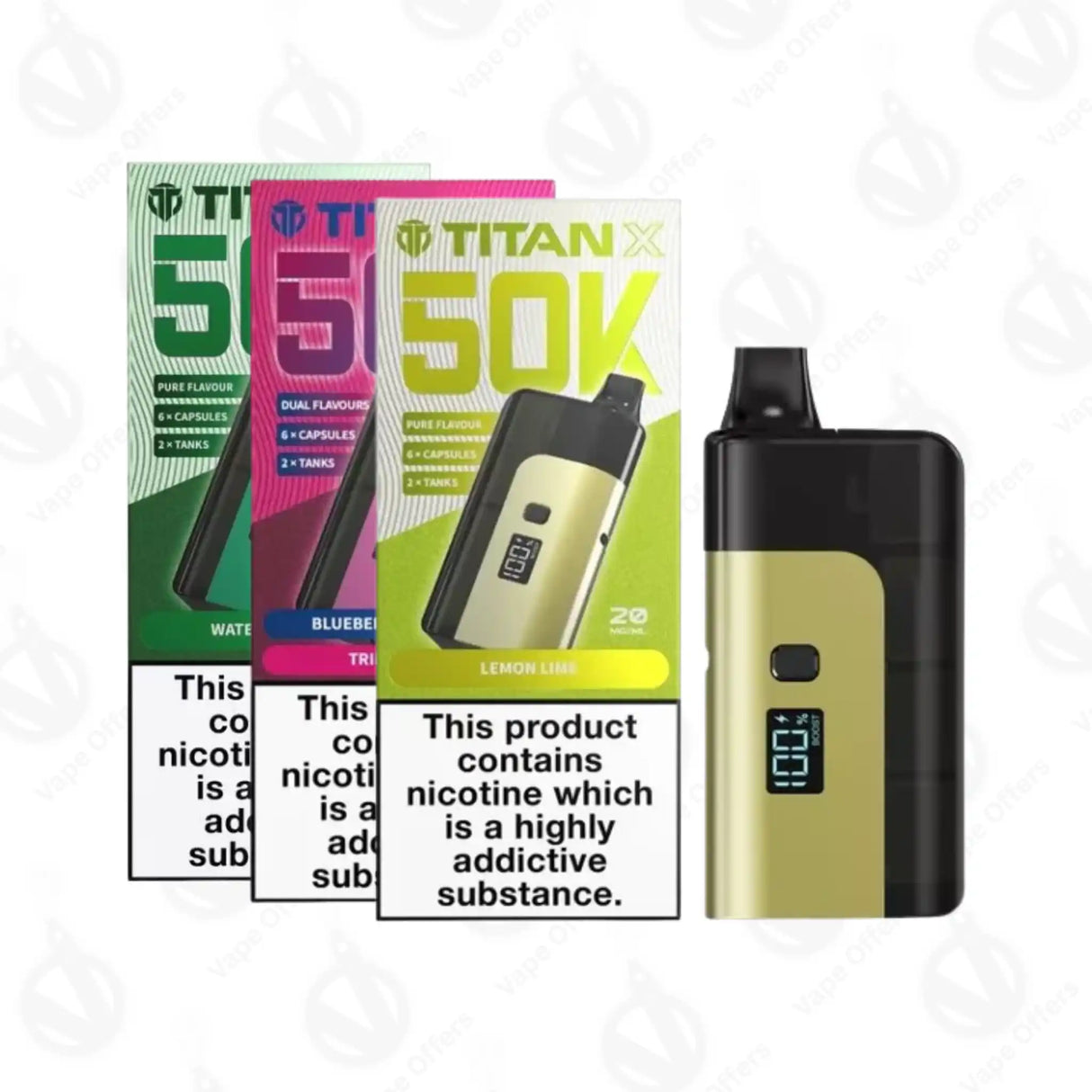 Titan X 50K Prefilled Pod Kit