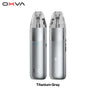 OXVA NeXLIM 2 Mini pod kit in titanium gray, front and back