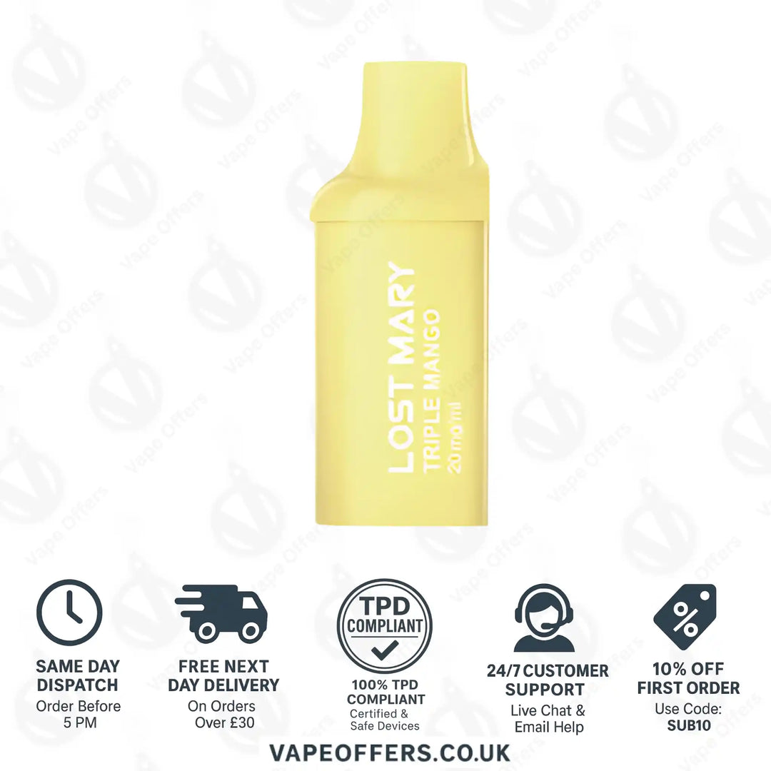 Triple Mango Lost Mary BM600 Prefilled Pod