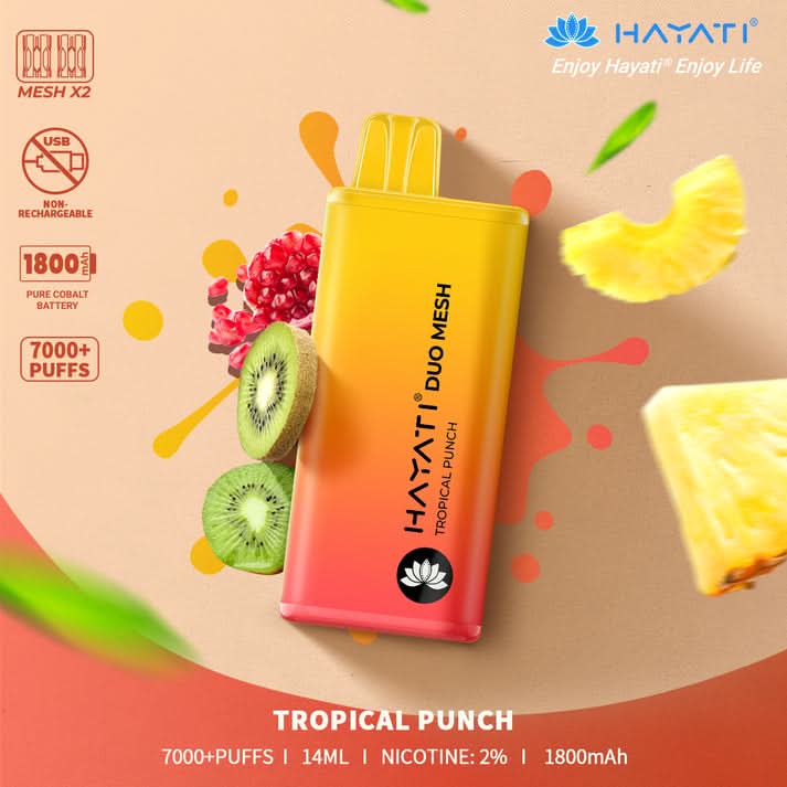 Hayati Duo Mesh 7000 Puffs Vape Box Deal