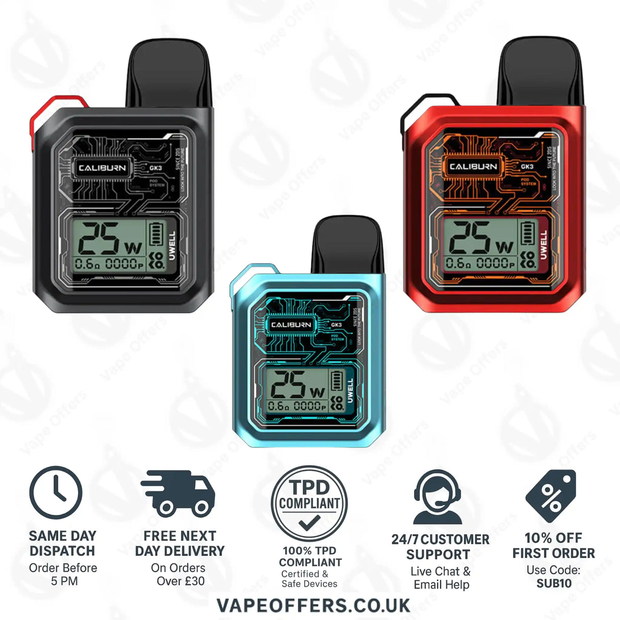 Uwell Caliburn GK3 Pod Vape Kit