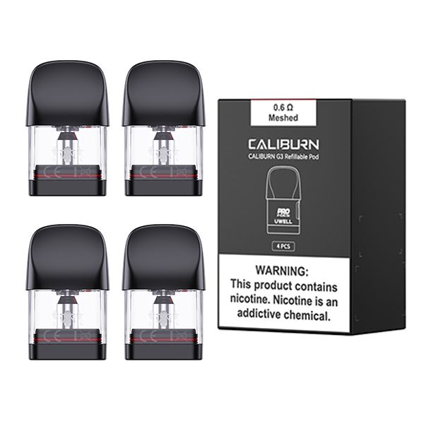 Uwell Caliburn G3 Replacement Pods 4 Pack - 0.6v ohm