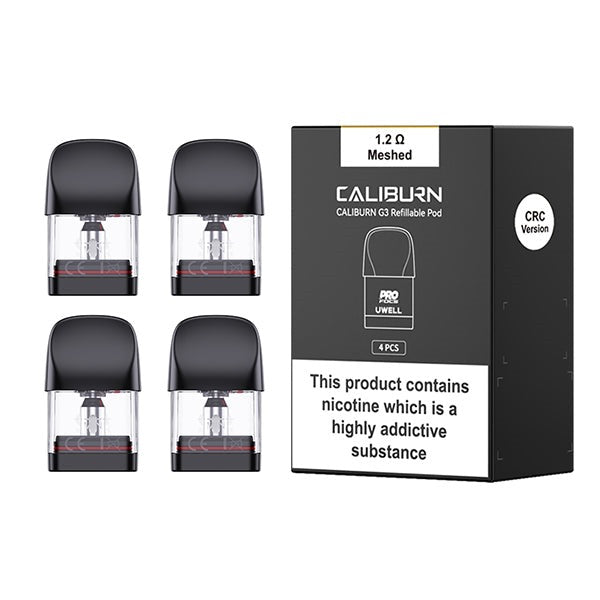 Uwell Caliburn G3 Replacement Pods 4 Pack - 1.2 ohm