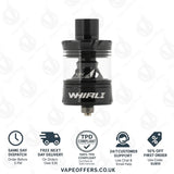Uwell Whirl II 2 Sub-Ohm Black Tank