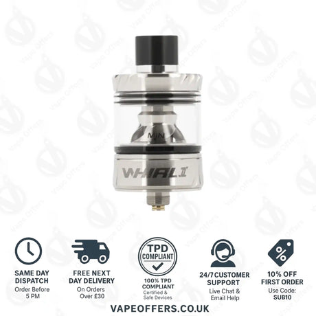 Uwell Whirl II 2 Sub-Ohm Silver Tank