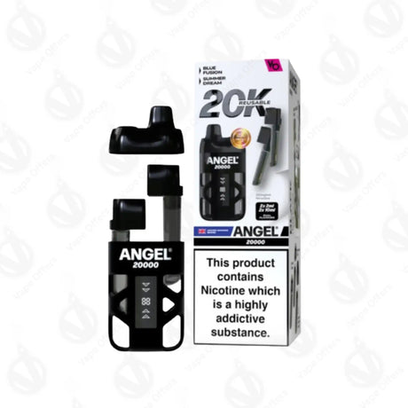 Vapes Bars Angel 20K Black Edition Prefilled Pod Kit