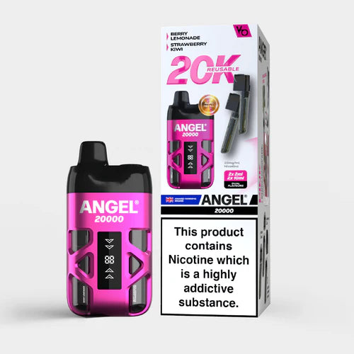 Pink Edition Vapes Bars Angel 20K Prefilled Pod Kit
