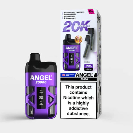 Violet Edition Vapes Bars Angel 20K Prefilled Pod Kit