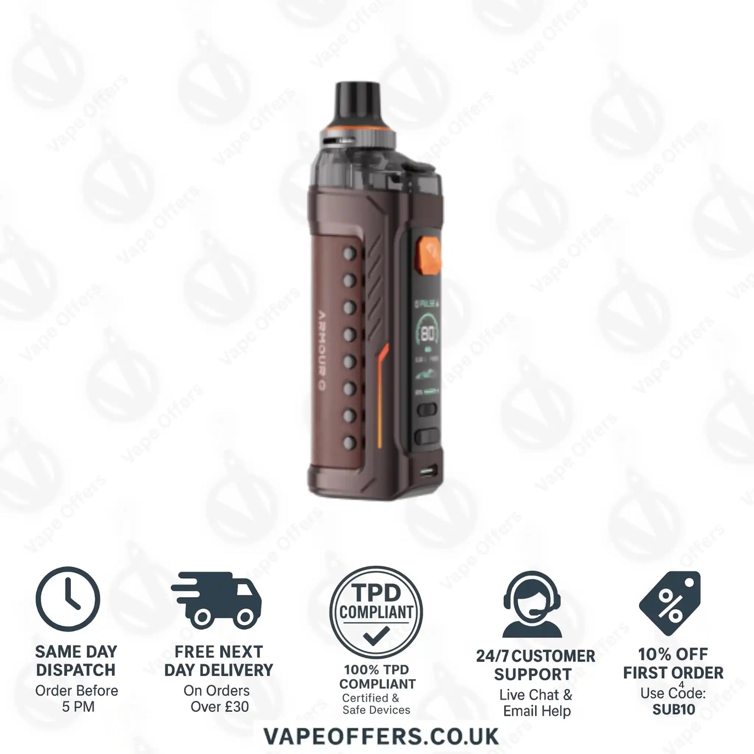 Vaporesso Armour G Pod Kit Brown 