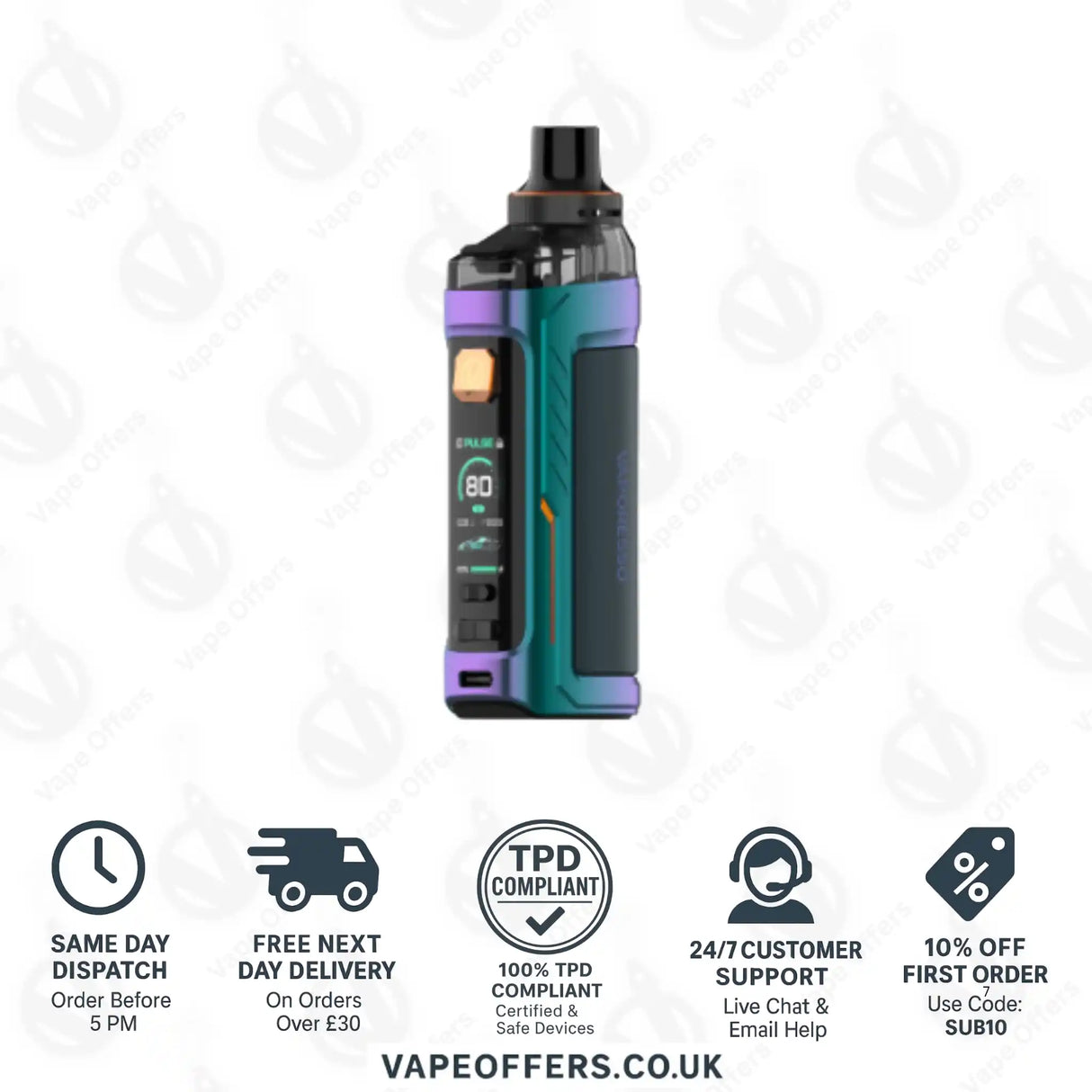Vaporesso Armour G Pod Kit Nebula Green