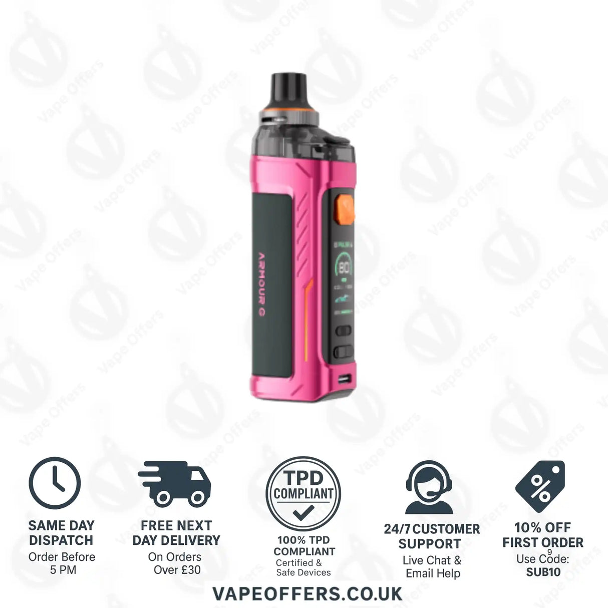 Vaporesso Armour G Pod Kit Pink