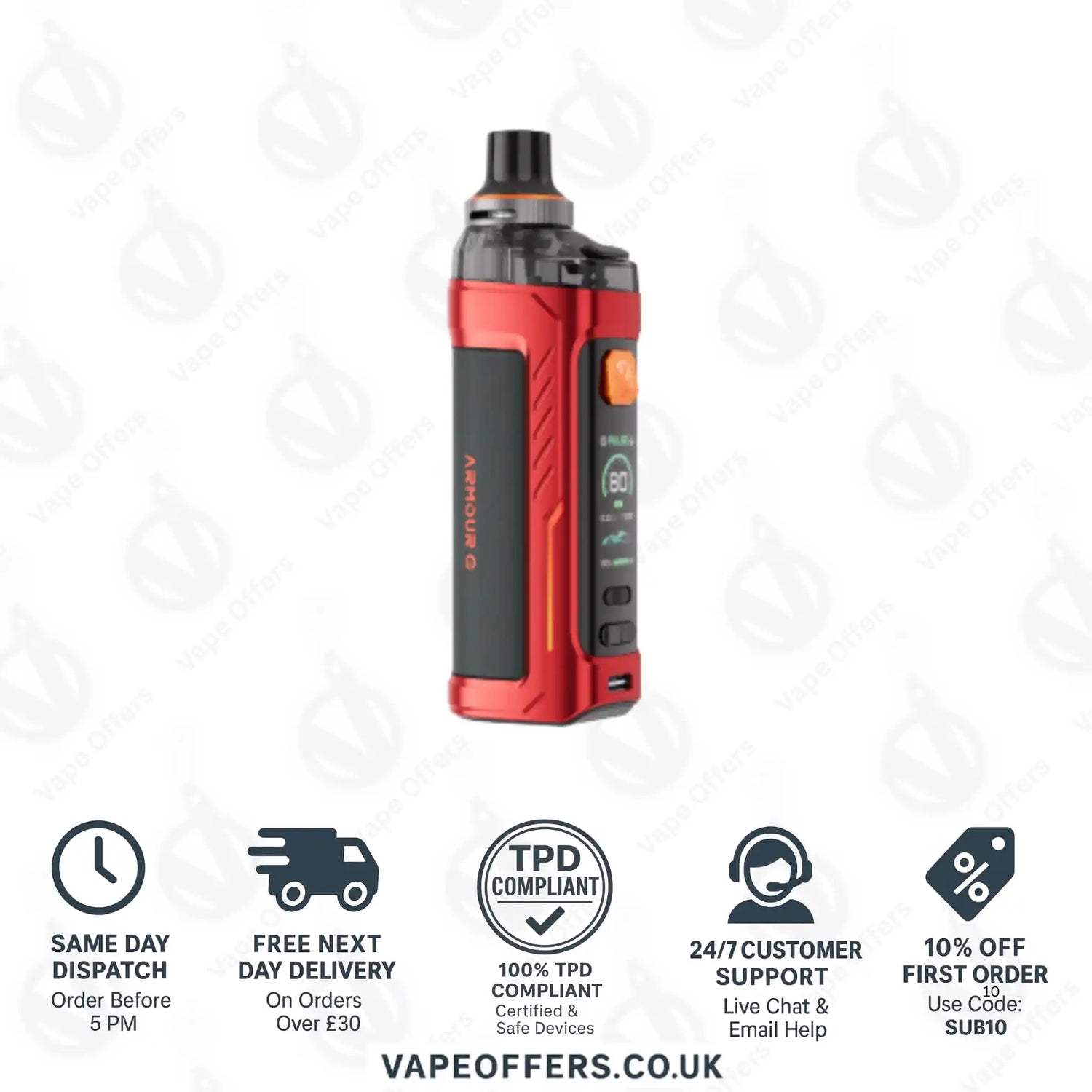 Vaporesso Armour G Pod Kit Red 
