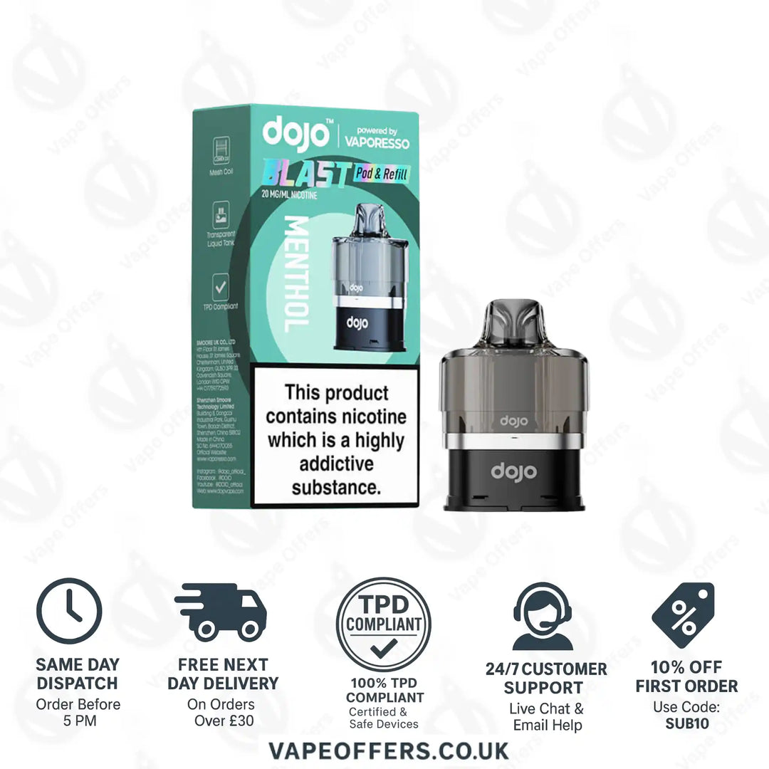 Vaporesso DOJO Blast 6000 Prefilled Pod Menthol