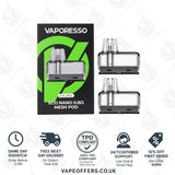 Vaporesso Eco Nano & Eco Nano Pro Replacement Pods 0.8 ohm