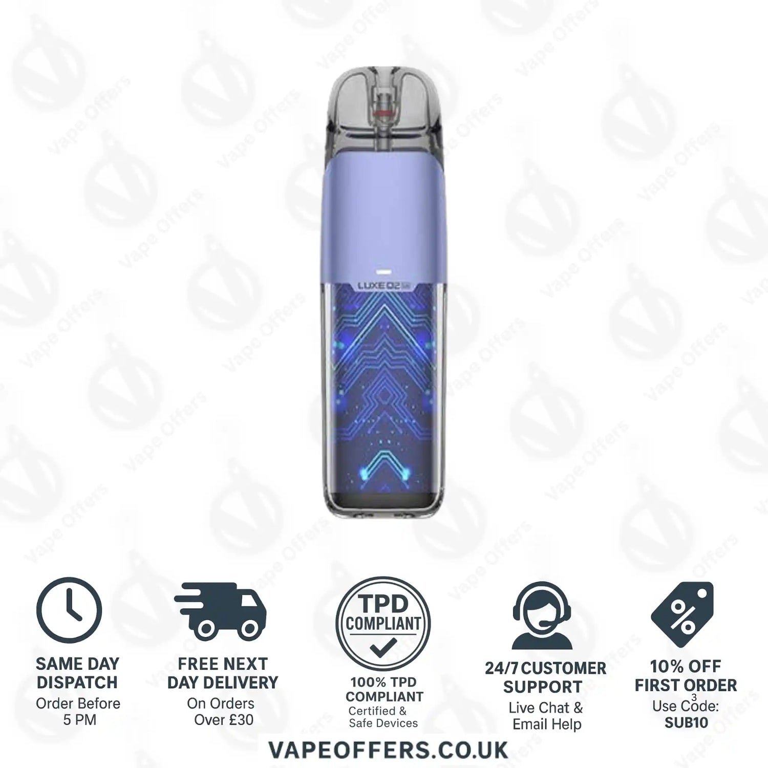 Vaporesso Luxe Q2 SE Pod Vape Kit Digital Blue 