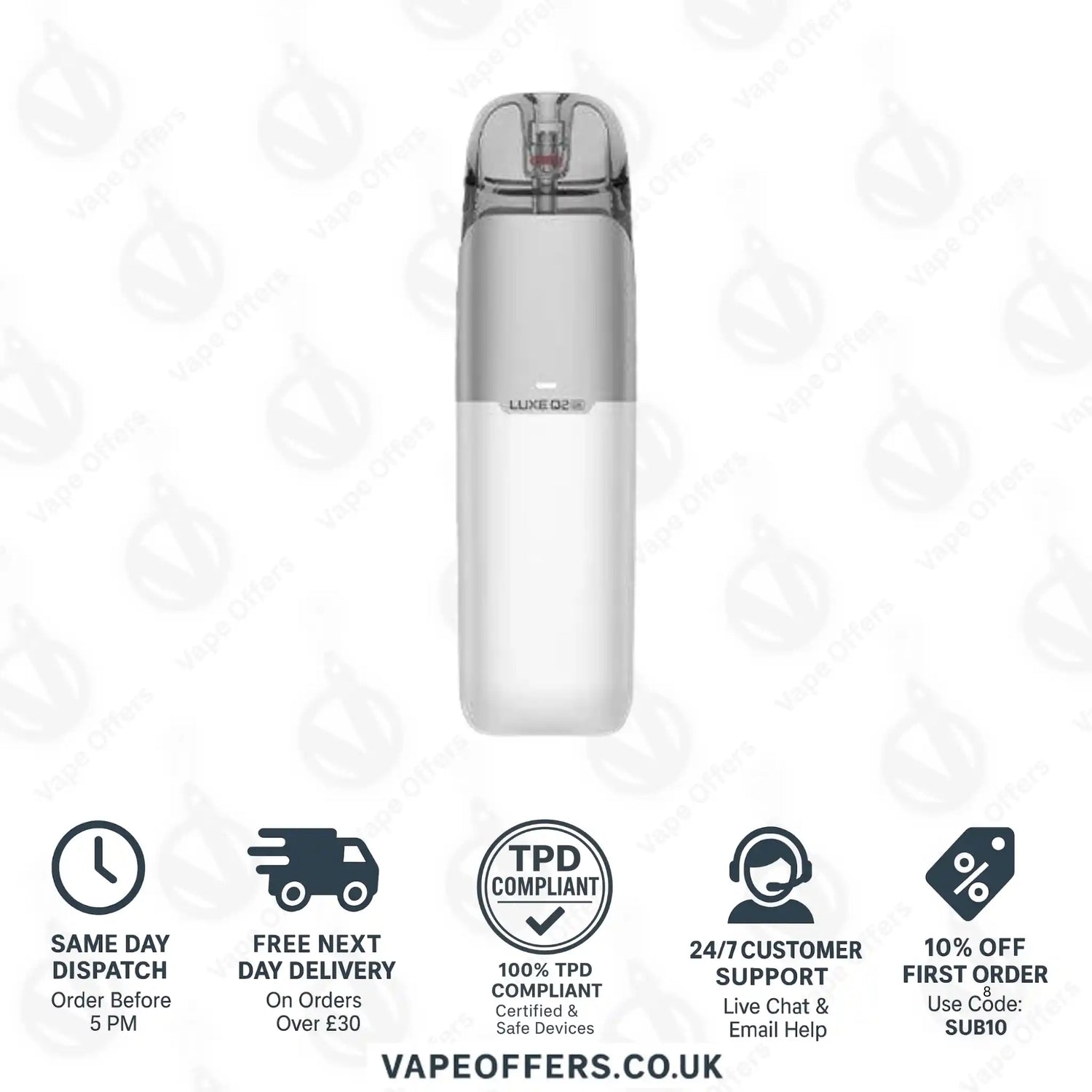 Vaporesso Luxe Q2 SE Pod Vape Kit Pearl White 