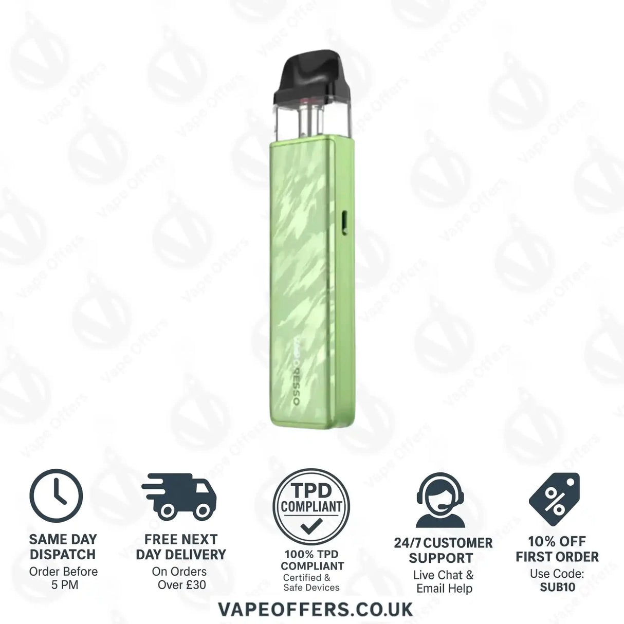 Vaporesso XROS 5 Mini Pod Vape Kit Flowing Green