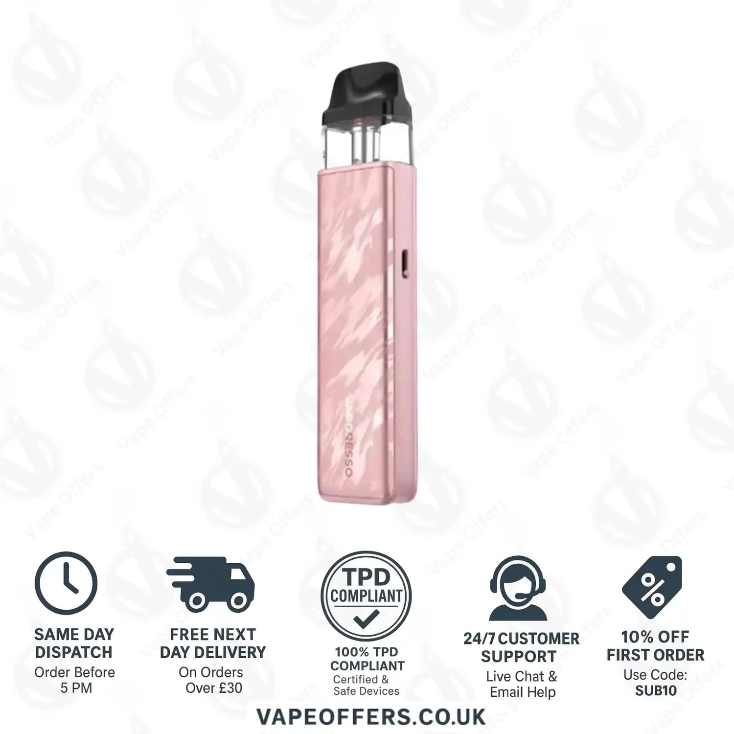 Vaporesso XROS 5 Mini Pod Vape Kit Flowing Pink 
