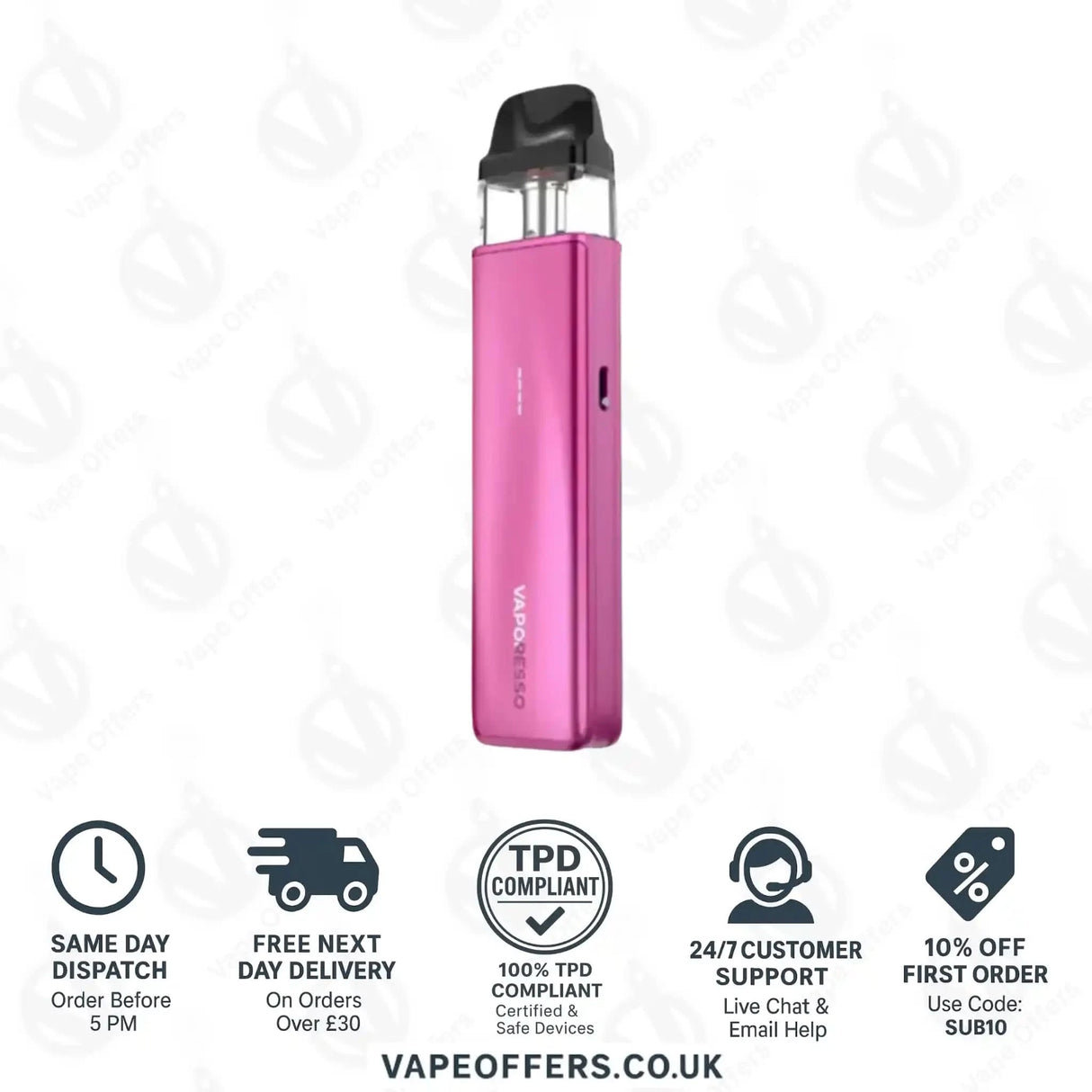 Vaporesso XROS 5 Mini Pod Vape Kit Rose Red