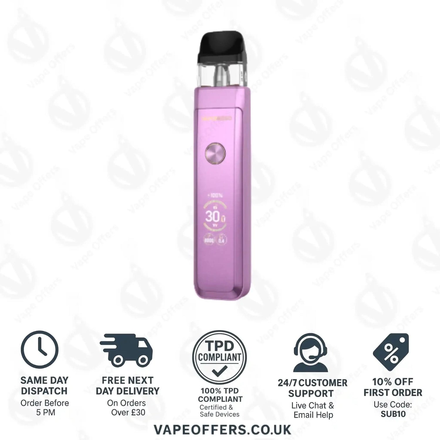 Vaporesso XROS Pro 2 Pod Vape Kit Dawn Purple 