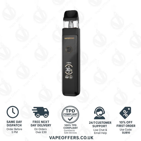 Vaporesso XROS Pro 2 Pod Vape Kit Glittering Black