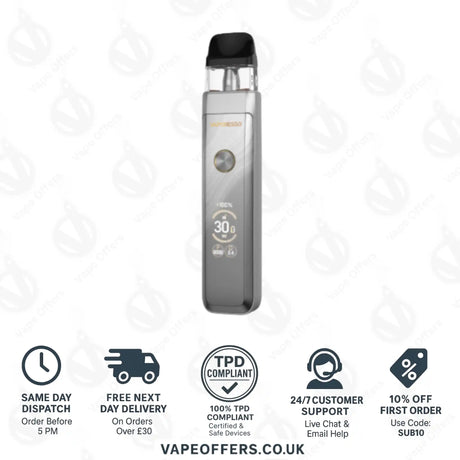Vaporesso XROS Pro 2 Pod Vape Kit Glittering Silver