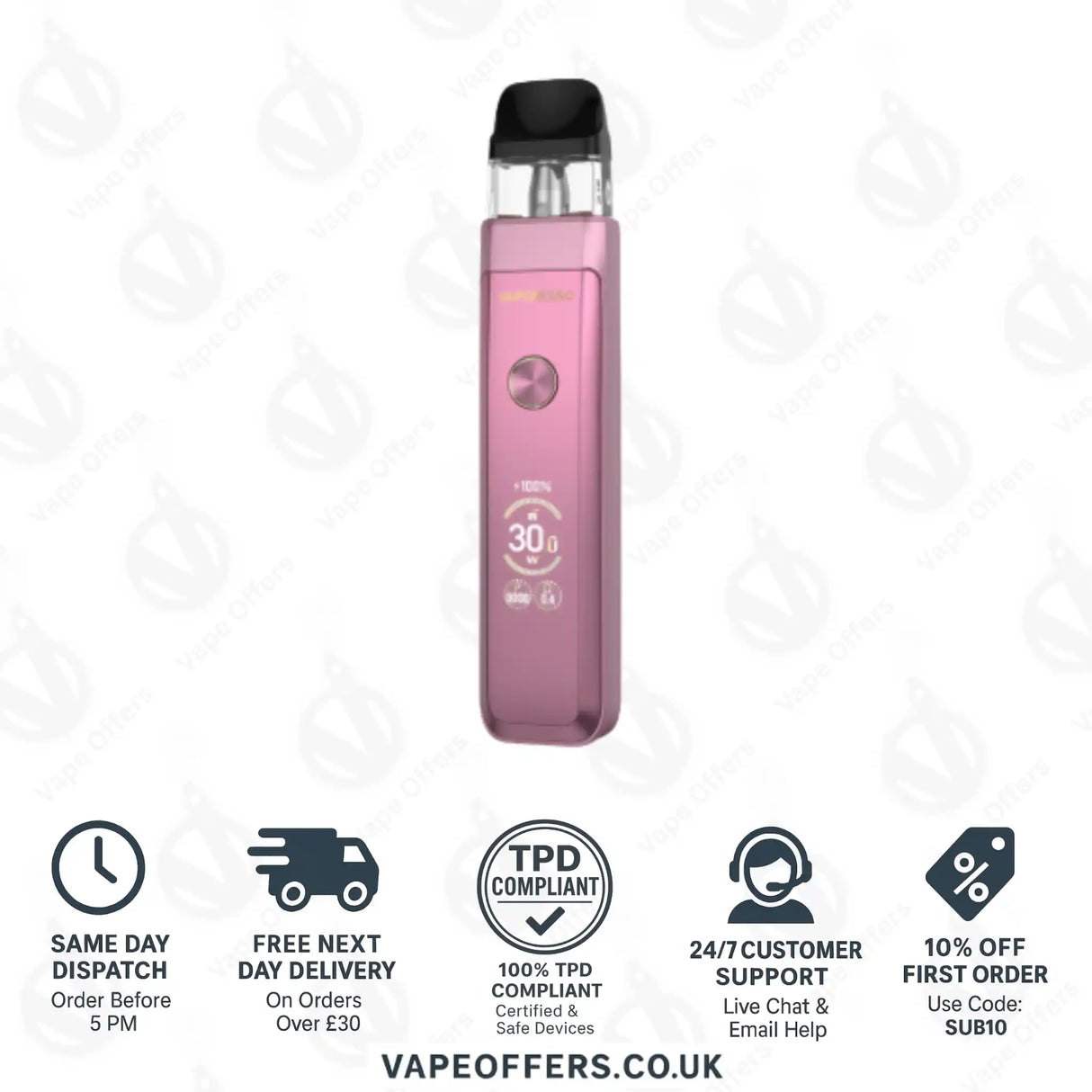 Vaporesso XROS Pro 2 Pod Vape Kit Moonlit Pink