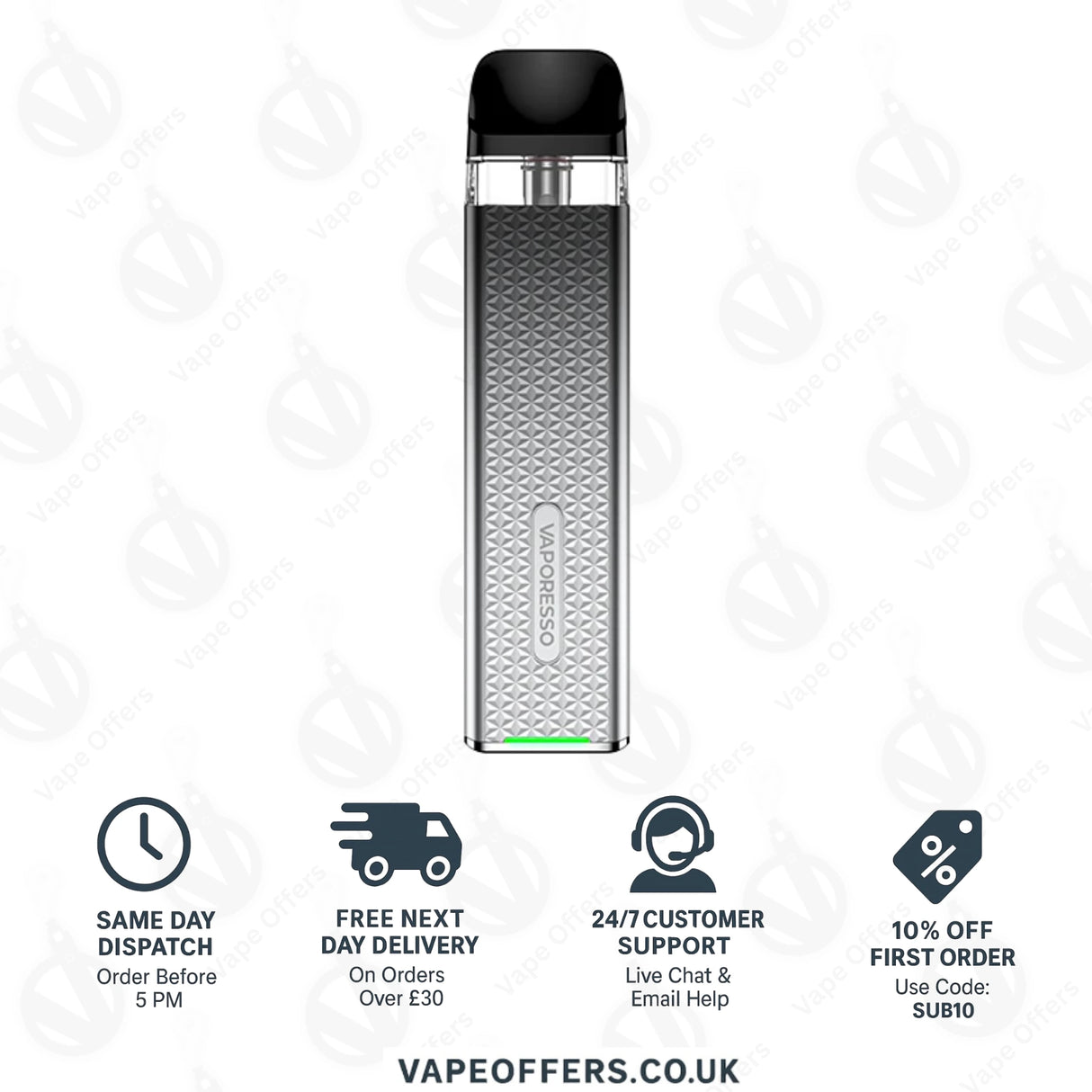 Vaporesso Xros 3 Mini – Icy Silver