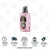 VooPoo Argus A Pod Vape Kit Crystal Pink