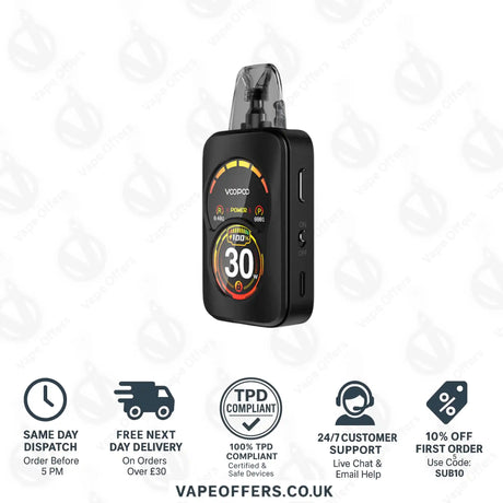 VooPoo Argus A Pod Vape Kit Phantom Black
