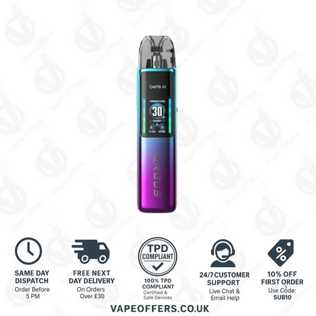 VooPoo Argus G2 Pod Kit Aurora Purple