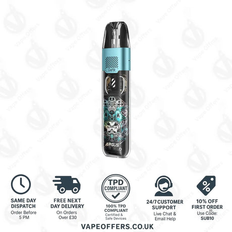 VooPoo Argus P1S pod Vape Kit Creed Cyan
