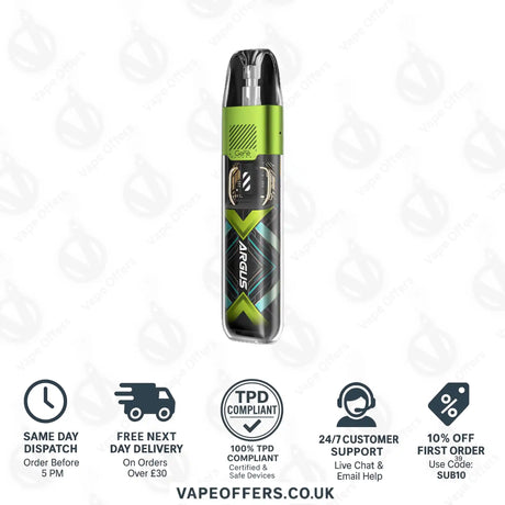 VooPoo Argus P1S pod Vape Kit Cyber Green