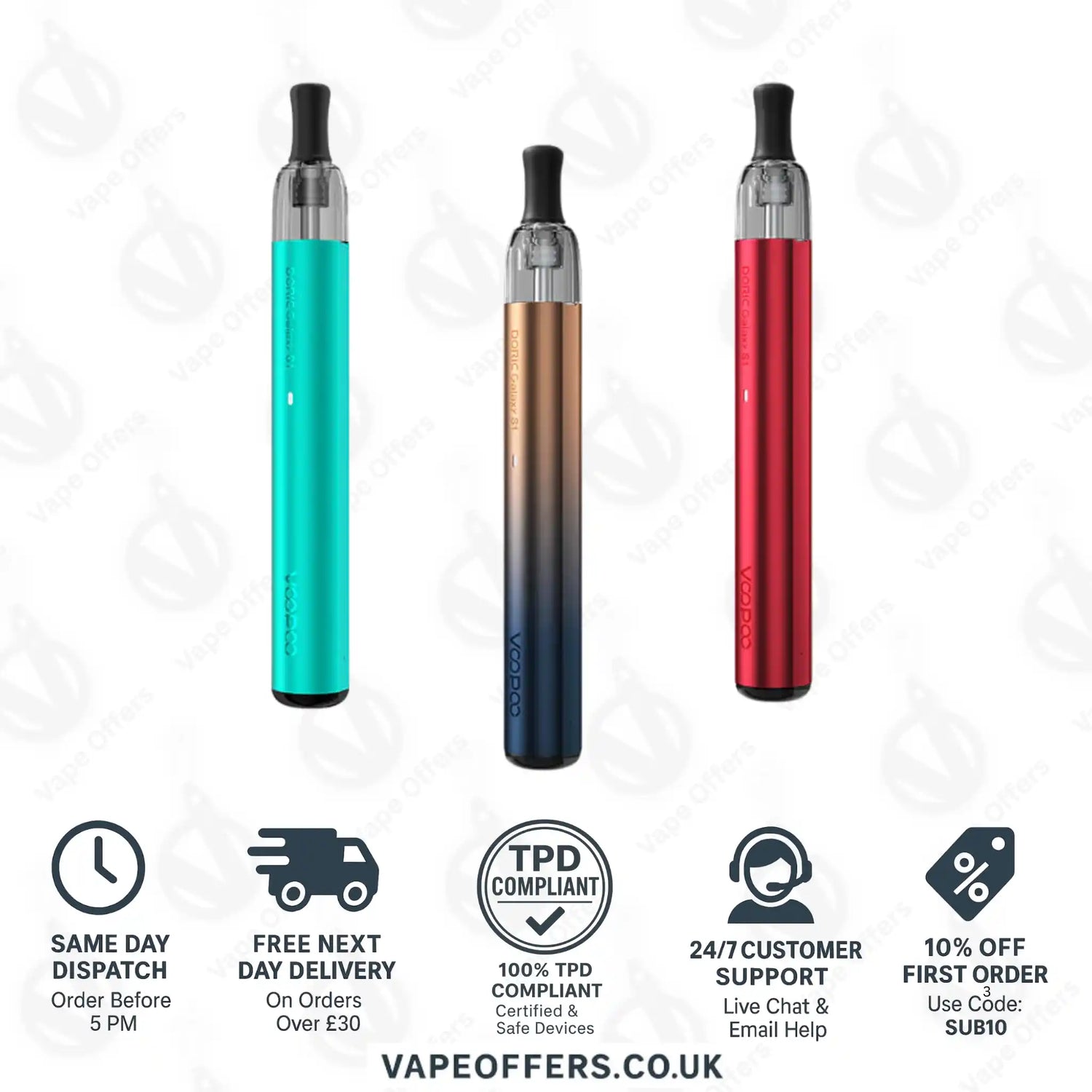 VooPoo Doric Galaxy S1 Pod Vape Kit  