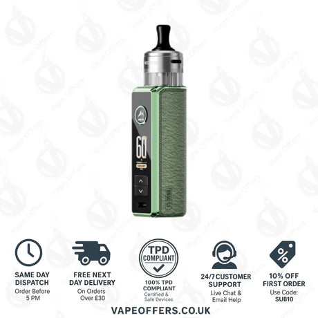 VooPoo Drag S3 Pod Kit Green