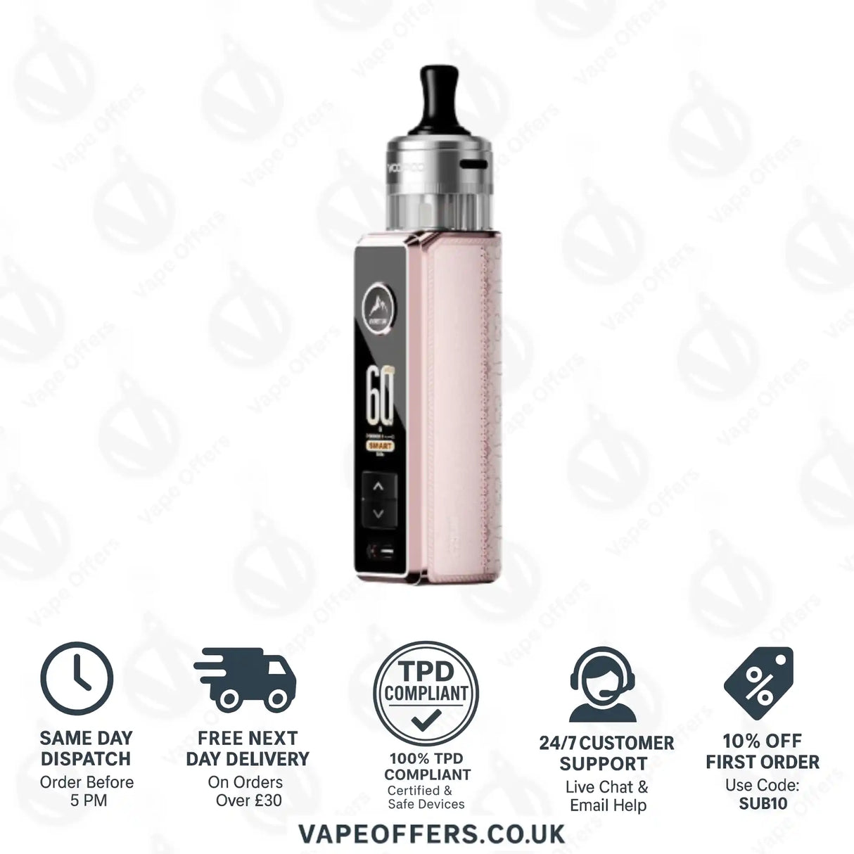 VooPoo Drag S3 Pod Kit Pink