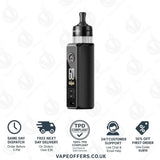 VooPoo Drag S3 Pod Kit Spray Black