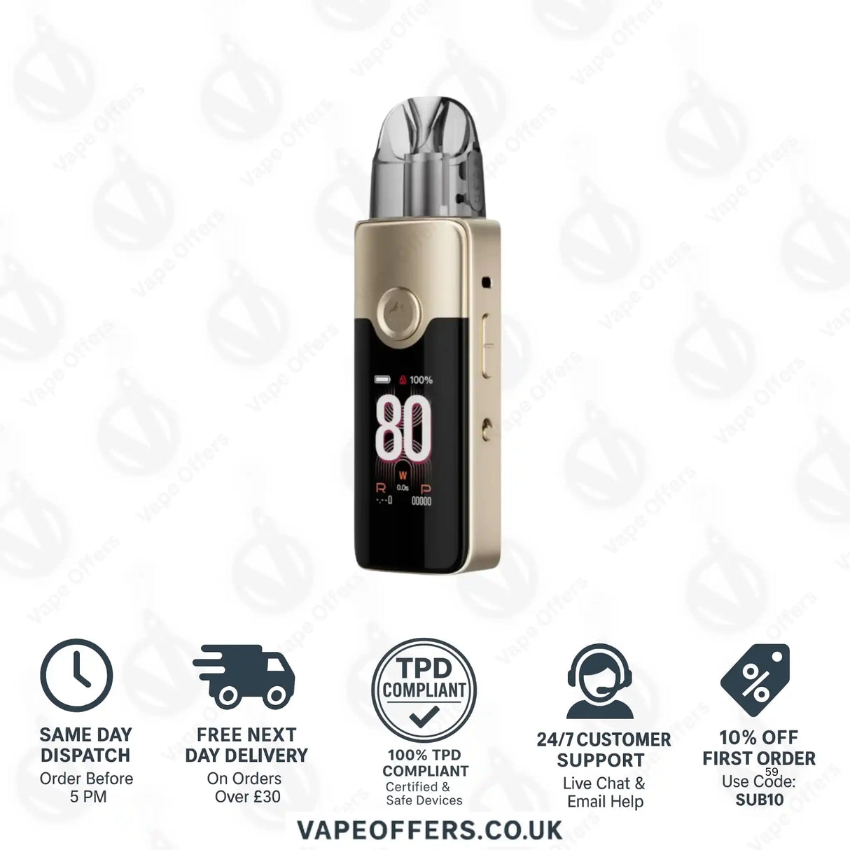 VooPoo Vinci E80 Pod Kit Gold