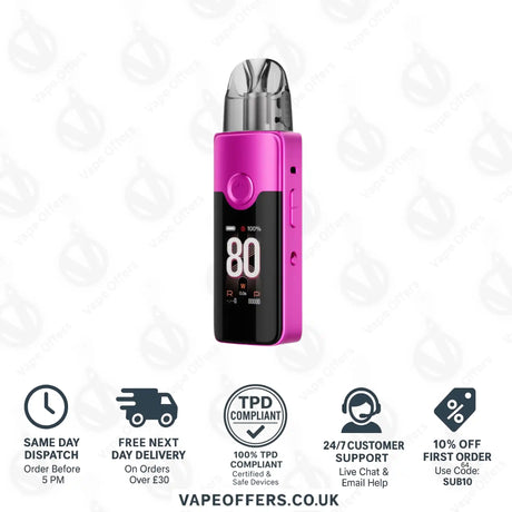 VooPoo Vinci E80 Pod Kit Rose Red