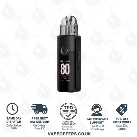 VooPoo Vinci E80 Pod Kit Spray Black