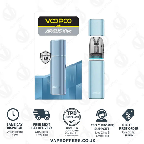 Voopoo Argus Klyc Pod Kit Dreamy Blue