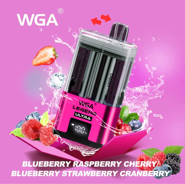 WGA Legend Ultra 30k Puffs - Blueberry Raspberry Cherry & Blueberry Strawberry Cranberry