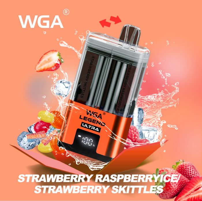 WGA Legend Ultra 30k Puffs - Strawberry Raspberry Ice & Strawberry Skittles
