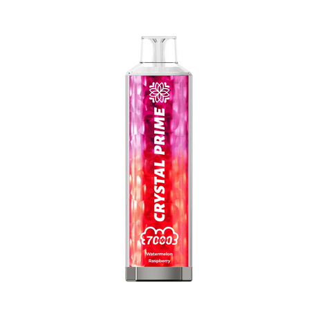 Watermelon Raspberry Crystal Prime 7000 Vape