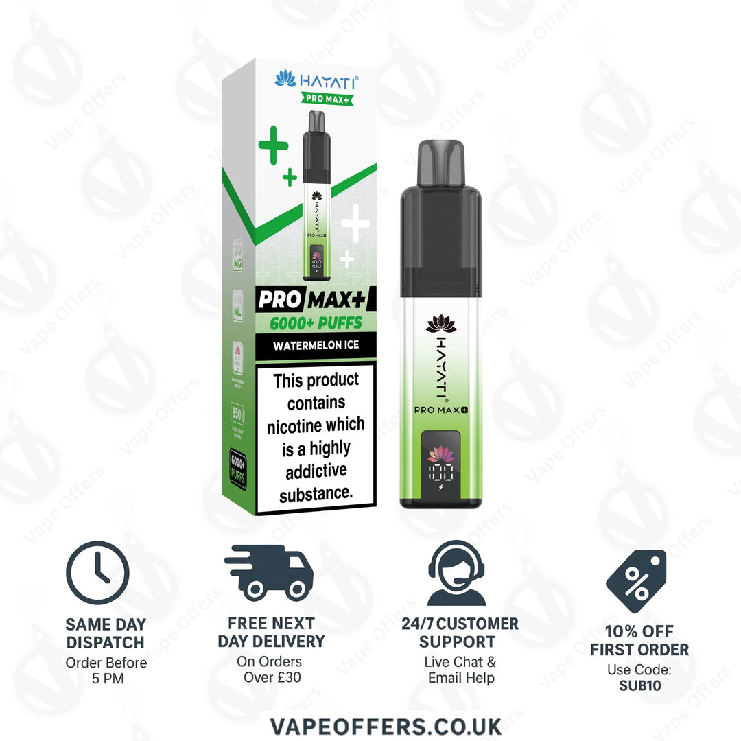Hayati Pro Max Plus 6000 Pod Kit | Box Of 5 For £40