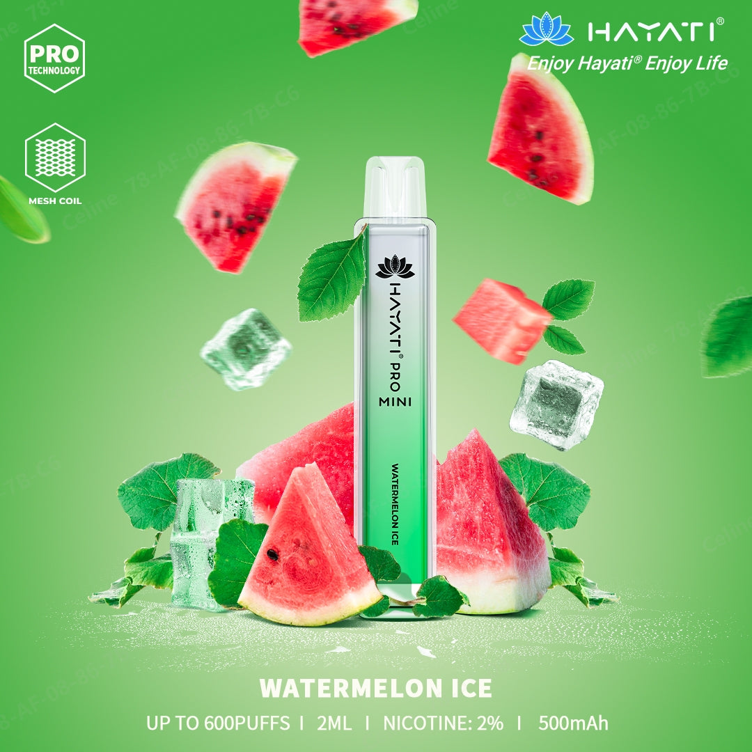 Watermelon Ice Hayati Pro Mini 600 Puffs