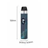 Vaporesso XROS 6 dimensions – 122 mm x 24.5 mm x 14.5 mm